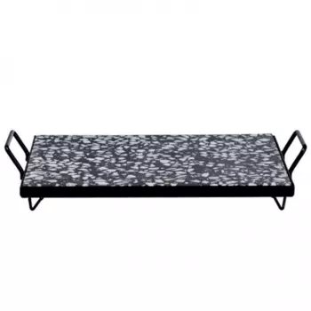 Поднос Asa Selection Terrazzo 30x21см, черно-белый