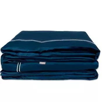 Пододеяльник 1,5-спальный Gant Home Sateen Stitch, темно-синий