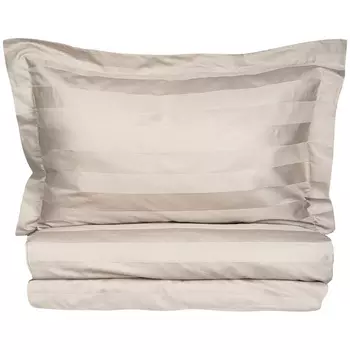 Пододеяльник 1,5-спальный Vandyck Stripe Satin, бежевый