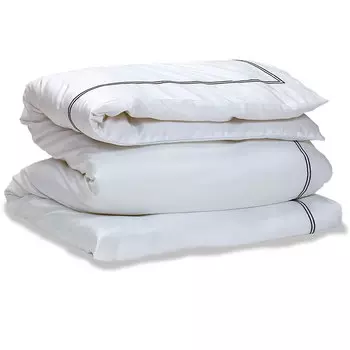 Пододеяльник 2-спальный Gant Home Sateen Stitch 200x200см, белый