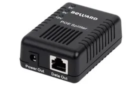 Сплиттер PoE Beward STS-01P IEEE 802.3 af (13 Вт), 1 порт, до 100 м, 5/9/12 В (DC), защита выхода питания от КЗ и перегрузки, защита от электростатики