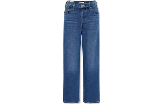 Джинсы женские стираные синие Levi’S