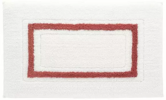 Коврик Kassatex Framed Stripe White/Paprika FSP-510-WPR