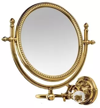 Косметическое зеркало античное золото Art&amp;Max Barocco Crystal AM-2109-Do-Ant-C