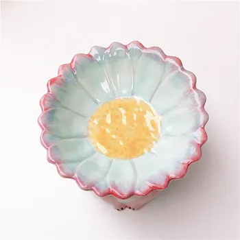 Милая керамическая миска для кошек, миска для кошачьего корма, защита шеи, наклонная миска для кошек, миска для питья, миска для собак, миска для домашних животных