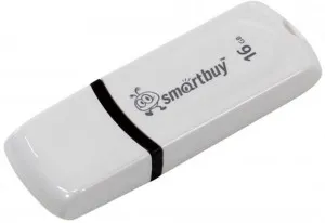 Накопитель USB 2.0 16GB SmartBuy SB16GBPN-W Paean белый