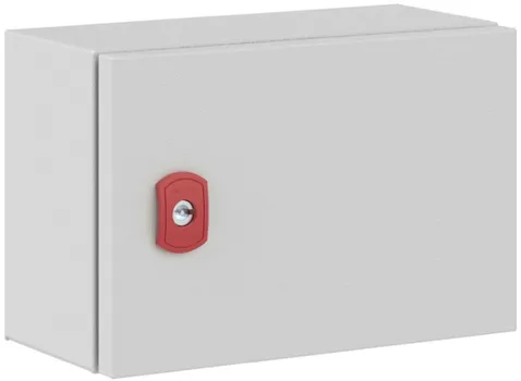 Шкаф навесной DKC R5ST0231 серия ST, с глухой дверью, 200 х 300 х 150мм, IP66, с монтажной панелью, "RAM Block"