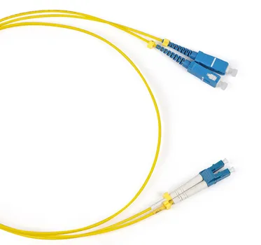 Патч-корд волоконно-оптический Hyperline FC-9-LC-SC-UPC-1M SM 9/125 (OS2), LC/UPC-SC/UPC, duplex, LSZH, 1 м