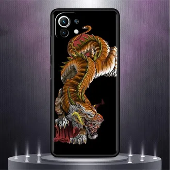 Черный чехол для Xiaomi Mi Poco X3 NFC M4 F3 C40 11 11T 10T Pro 12 9T 9 10 Lite, чехол из ТПУ для телефона с изображением тигра и животного Xiaomi Poco M3
