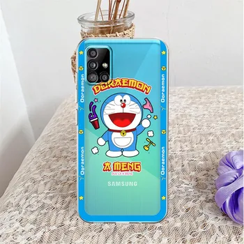 Мягкий чехол для Samsung Galaxy A52 A12 A51 A32 A21s A22 A71 A31 A41 A53 A13 A02s A11 A72 A33 Прозрачный чехол для телефона Аниме Дораэмон Капа Samsung A11