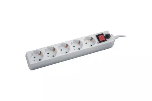 Сетевой фильтр Navigator, 5-розеток, 3 м, белый (NSP-05-300-ESC-3Х0.75)