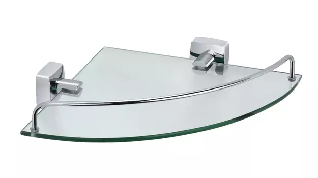 Полка FIXSEN Kvadro стеклянная угловая (FX-61303A)