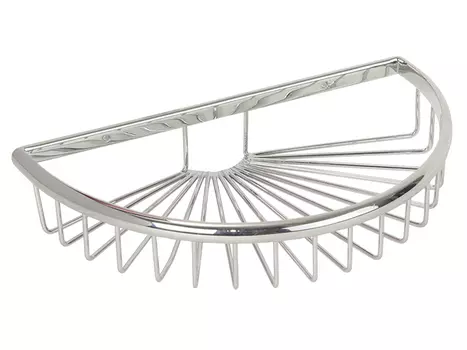 Полка корзина двойная угловая 18,5x18,5хh20 см. Veragio BASKET VR.GFT-9048.CR, хром