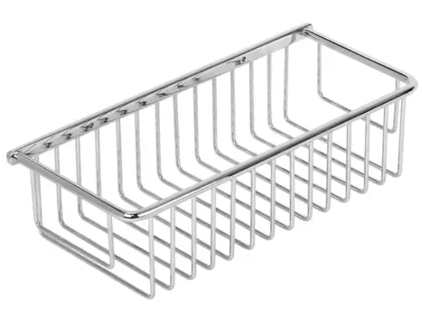 Полка корзина прямоугольная 11,5х25хh6,5 см. Veragio BASKET VR.GFT-9045.CR, хром