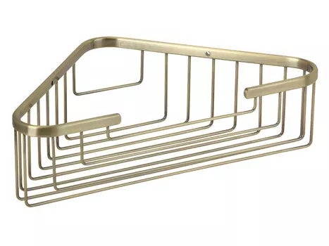 Полка корзина прямоугольная 11х20хh4 см. Veragio BASKET VR.GFT-9039.BR, бронза