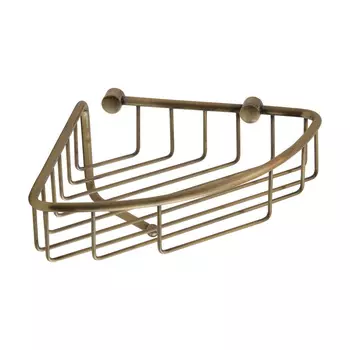 Полка корзина прямоугольная 22,5х11,6хh6 см. Veragio BASKET VR.GFT-9055.BR, бронза