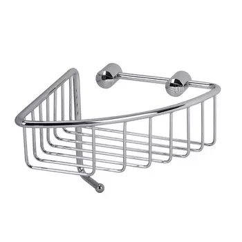 Полка корзина угловая 25х25хh9 см. Veragio BASKET VR.GFT-9057.CR, хром