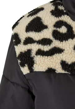 Зимняя куртка Aop Sherpa Puffer Urban Classics, черный Sandleo