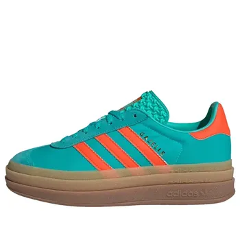 Кроссовки gazelle bold 'mint rush impact orange' Adidas, зеленый
