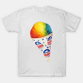 Футболка женская Snowcone Harajuku Print Kawaii футболка летняя с коротким рукавом женская футболка топ футболка S