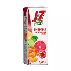 Нектар J7 Тонус Энергия Цитрусовый микс с экстрактом ацеролы 1,45 л