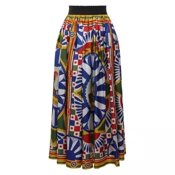 Шелковая юбка Dolce & Gabbana