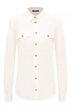 Шелковая рубашка Balmain