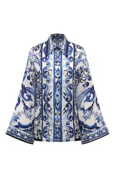 Шелковая рубашка Dolce & Gabbana