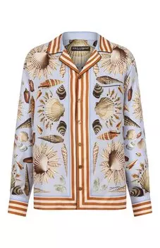 Шелковая рубашка Dolce & Gabbana