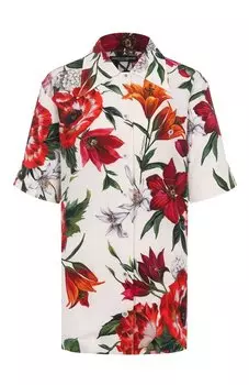 Шелковая рубашка Dolce & Gabbana