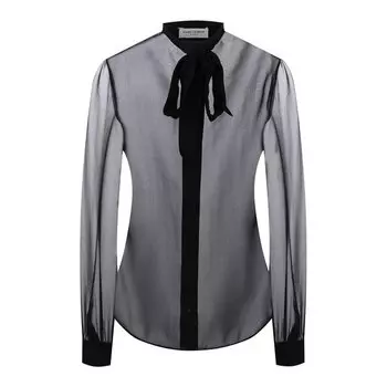Шелковая блузка Saint Laurent