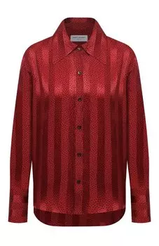 Шелковая рубашка Saint Laurent