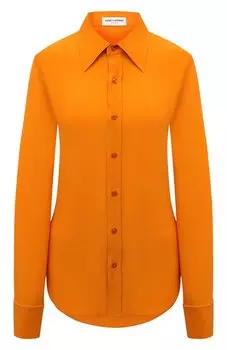 Шелковая рубашка Saint Laurent