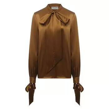 Шелковая блузка Saint Laurent