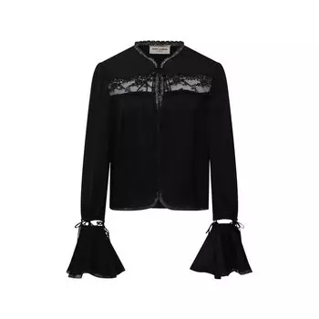 Шелковая блузка Saint Laurent