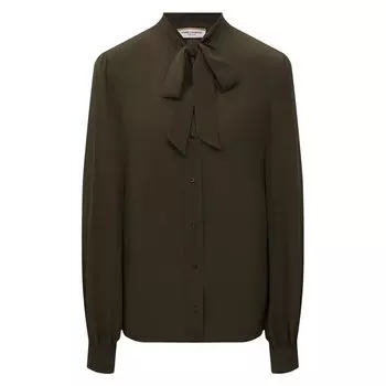 Шелковая блузка Saint Laurent