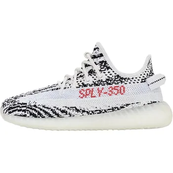 adidas Yeezy Boost 350 V2 Kids Zebra 2024 Детские кроссовки White Core-Black Red HP6592 29
