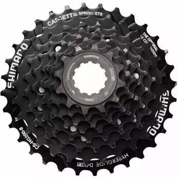 Кассета SHIMANO HG200, 9 звезд, 9 скоростей, 11-36Т, черная, ACSHG2009136