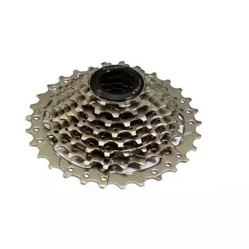 Кассета велосипедная 8 скоростей, зубья 11-30, сталь, никелированная, MTB-CS-8-30