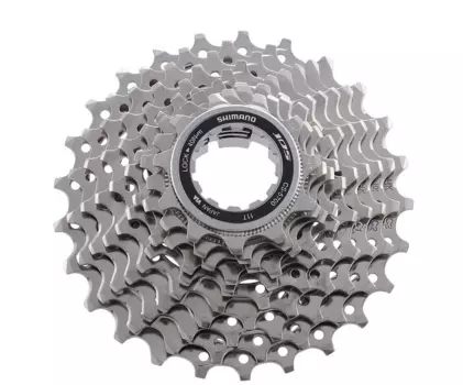 Кассета велосипедная Shimano105 CS-5700, 10 скоростей, 11-25 зубьев, серебристый, KCS570010125