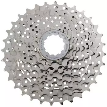 Кассета велосипедная Shimano Claris HG50, 8 скоростей, 11-28, никелированная ECSHG508128P