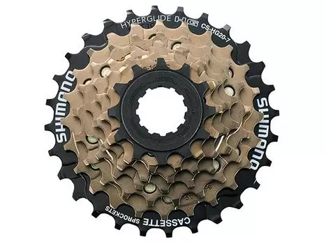 Кассета для велосипеда Shimano Tourney 7х12-28 черно-коричневая ACSHG20I7228 5-587632