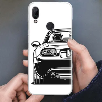 Japan JDM Sports Cars Comic Phone Case For Xiaomi Mi 11 Lite 12X 11T 10T 9T 12 Pro 11i 8 9 10 Ultra 5G 5X 6X Soft Cover Silicone Xiaomi Mi 11 Lite