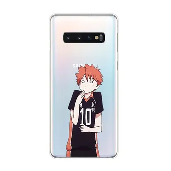 Силиконовый чехол Haikyuu Hinata Attacks Anime для Samsung Galaxy S21 S20 FE Ultra S10 S10E Lite S9 S8 S7 Edge Plus, чехол для телефона Samsung S7