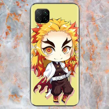 Kawaii Kimetsu No Yaiba For Huawei Mate 40 30 20 20X 10 RS P Smart 2021 2020 Z S Pro Plus Lite 2019 Phone Case Shell Mate 10 Lite