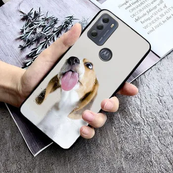 Чехол для телефона с собакой «Бигль» для Motorola Moto EDGE 20pro EDGE 20lite E6 E7, чехол G STYLUS GPLAY GPOWER G 5G PLUS G30 G100 Funda Coque MOTO E6