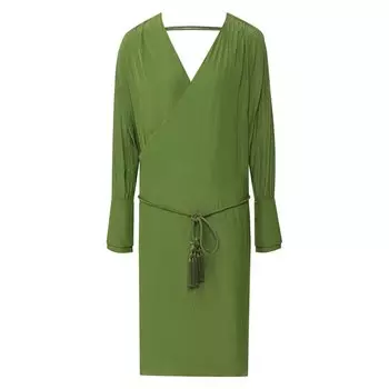 Платье с поясом Lanvin