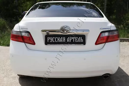 Накладки на задние фонари (реснички) Русская Артель Toyota Camry V40 2009-2011