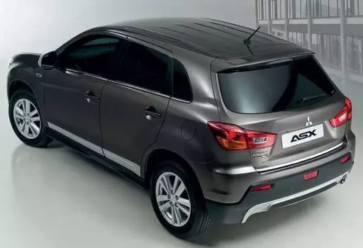 Накладки передних и задних дверей, нижние для Mitsubishi ASX (2013 - 2012)