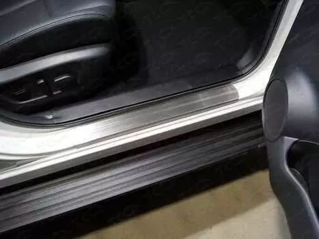 Накладки на пороги TCC NISQASH19-06 Nissan Qashqai 2019-